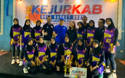 Tim Arion Basketball Putri Juarai Kejurkab Tegal 2025