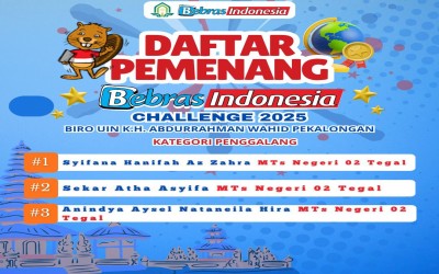 Tiga Siswa MTs Negeri 2 Tegal Unggul di Bebras Indonesia Challenge 2025 Biro UIN Gus Dur Pekalongan