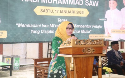 Peringati Isra Mikraj, MTs Negeri 2 Tegal Ajak Siswa Perkuat Salat dan Akhlak