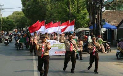 Jejak Langkah 32 Pramuka MTs Negeri 2 Tegal dalam Estafet Tunas Kelapa