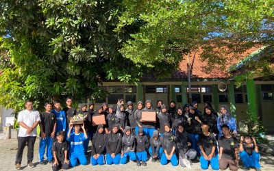 Seru dan Penuh Kekompakan, Ekstrakurikuler Jurnalistik Gelar Outbound