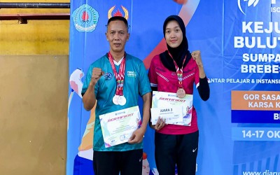 Duet Perdana, Ayah dan Anak dari MTs Negeri 2 Tegal Raih Podium Brebes Cup 2026