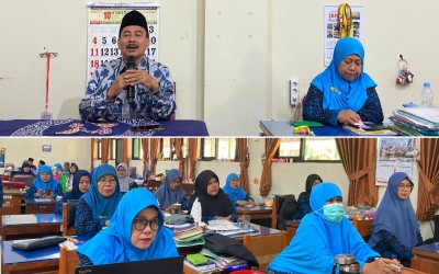 Pembinaan Perdana, H. Masroni Ajak Guru dan Pegawai MTsN 2 Tegal Bergerak dalam Harmoni dan Inovasi