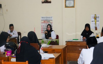 Rapat Pembinaan, MTs Negeri 2 Tegal Bahas PORSENI Forsilkam dan Persiapan Zona Integritas